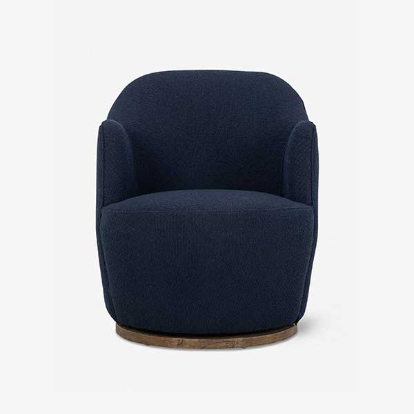 Margie Swivel Chair - Navy