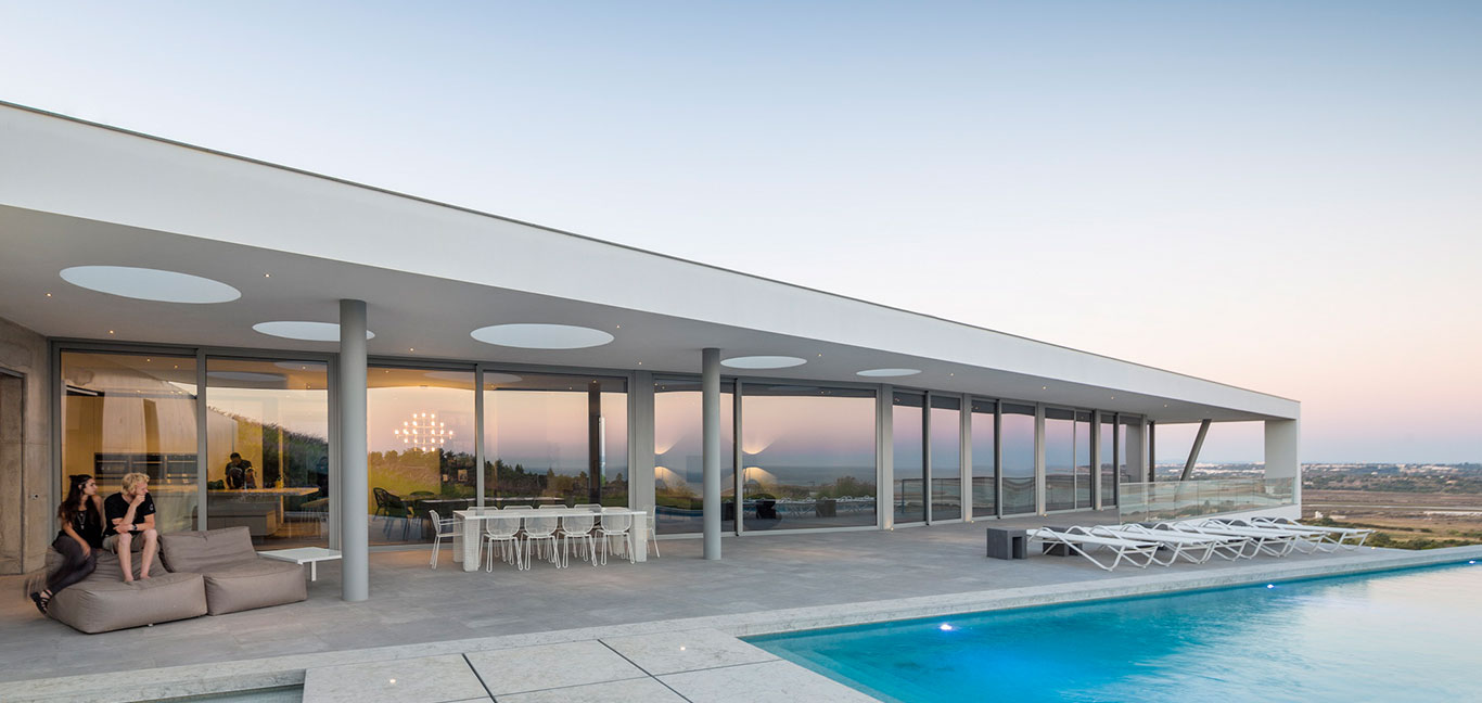 Modern Zauia House by Mario Martins Atelier offers amazing views and boasts impressive pool