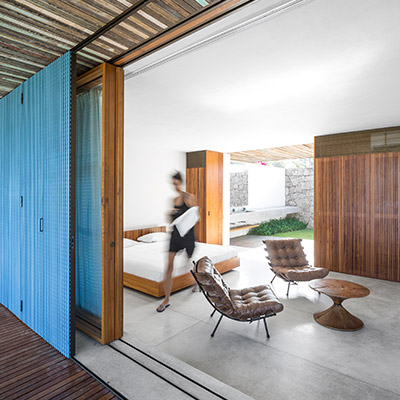 Txai House by Studio MK27 - minimalist bedroom design