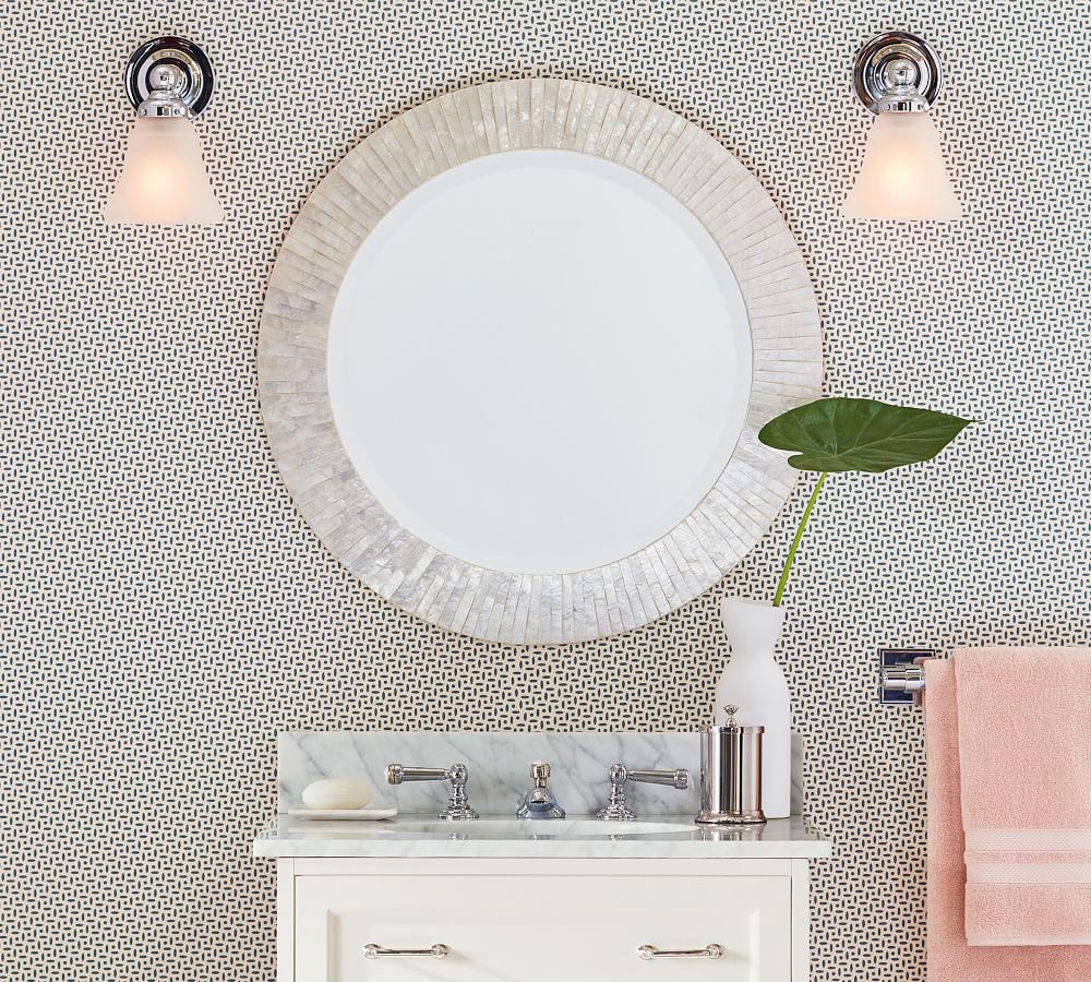 Decorative Round Bathroom Mirror