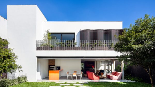 Modern AA House in Sao Paulo boasts unique design and custom furniture pieces by Pascali Semerdjian Architects