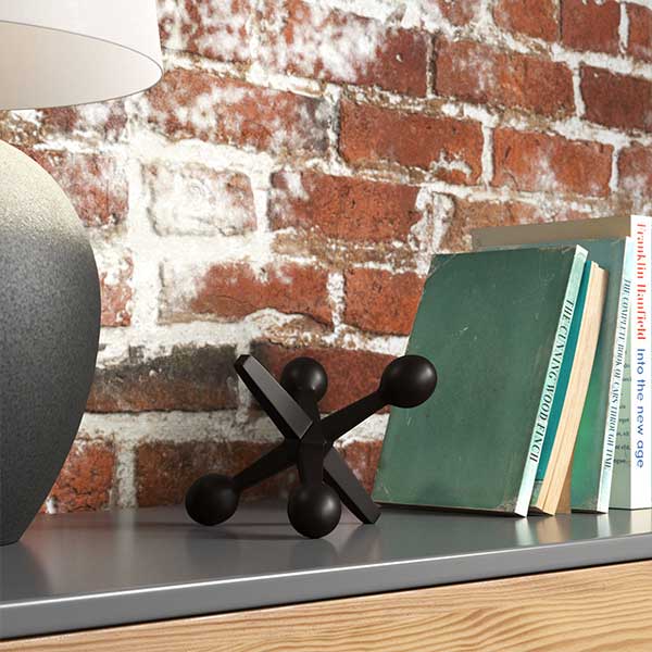 Modern Abstract Aluminum Decorative Object - Unique Geometric Metal Accent Sculpture for Contemporary Decor