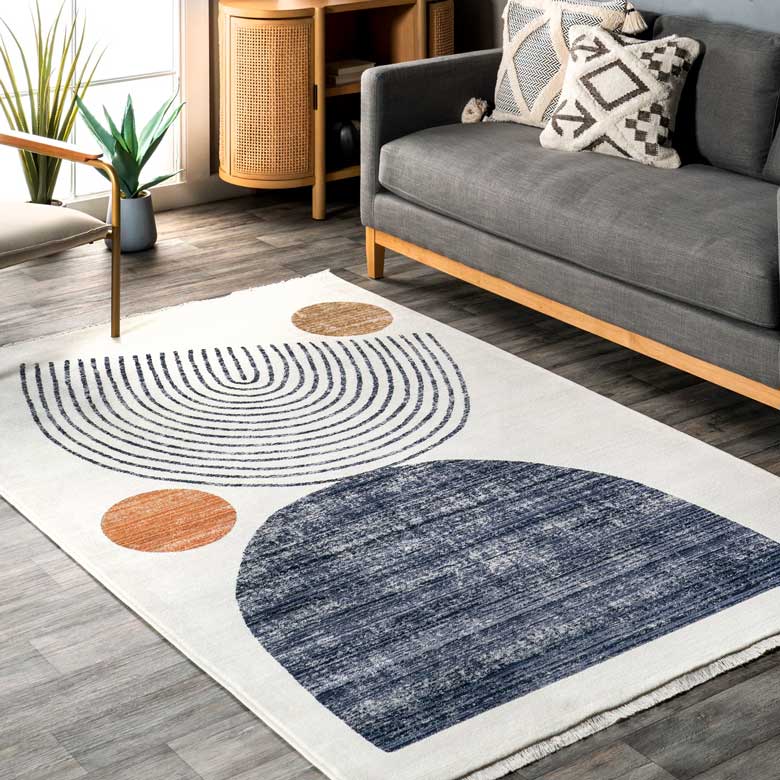 Modern abstract rug for sale