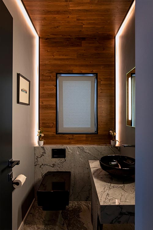 Modern black bathroom design ideadesign