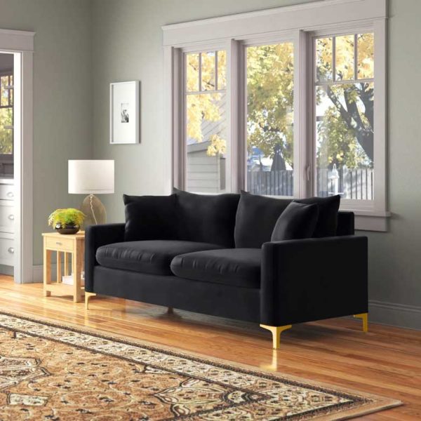 12 Black Velvet Sofas for a Stylish Living Space | 10 Stunning Homes