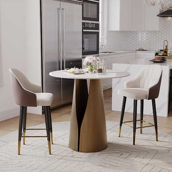 24'' Modern Counter Stools Set of 2