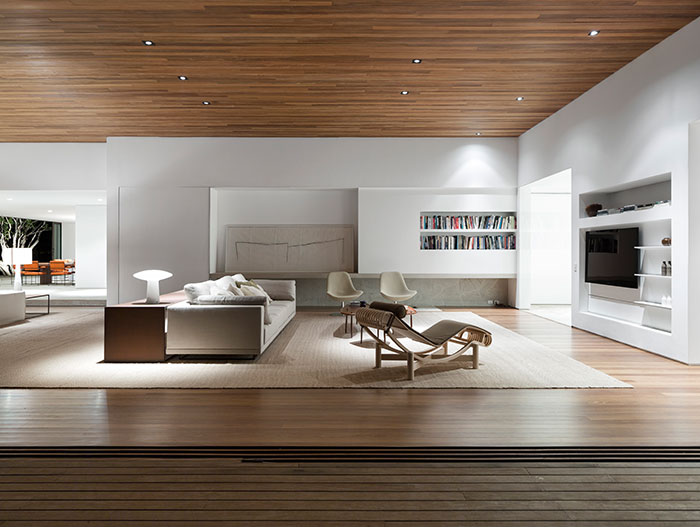 Modern interior design in amazing Casa Itu, Sao Paulo, Brazil