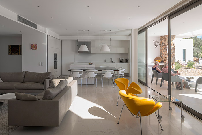 Modern kitchen in contemporary Portuguese villa