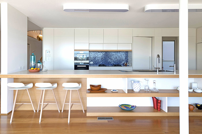 Modern kitchen design idea - Martello Tower House by Luigi Rosselli Architects