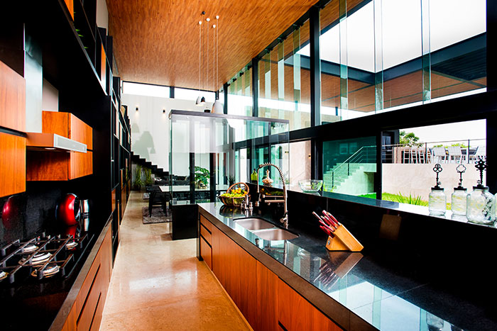 Modern small kitchen design in amazing house in Yucatan, Mexico by Seijo Peon Arquitectos y Asociados