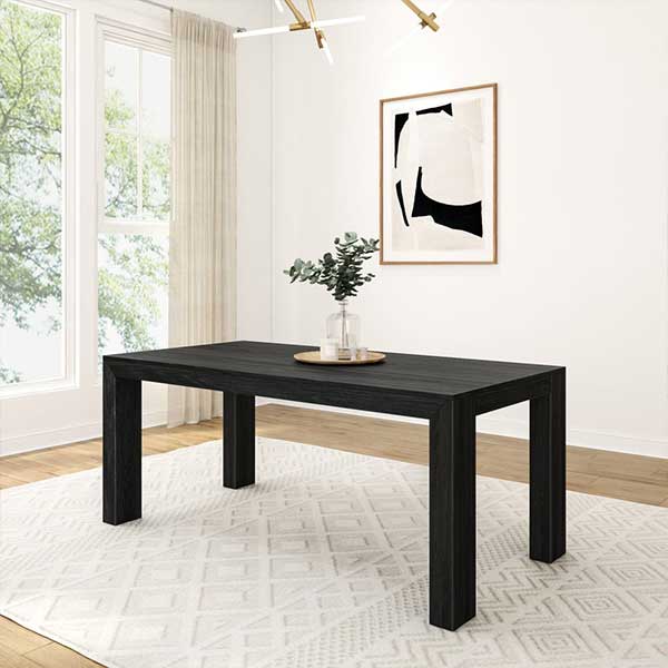 Modern Solid Wood Dining Table - 72"