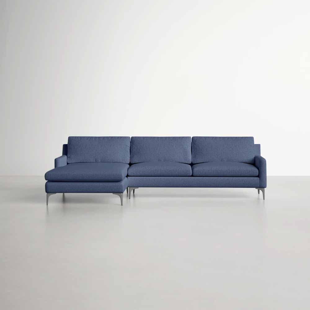 Modern Upholstered Chaise Sectional