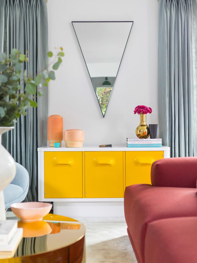 Mirrors are great living room accessories - the make the living room look larger and brighter