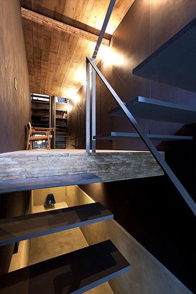Minimalist interior in a super narrow house in Tokyo, Japan by YUUA Architects