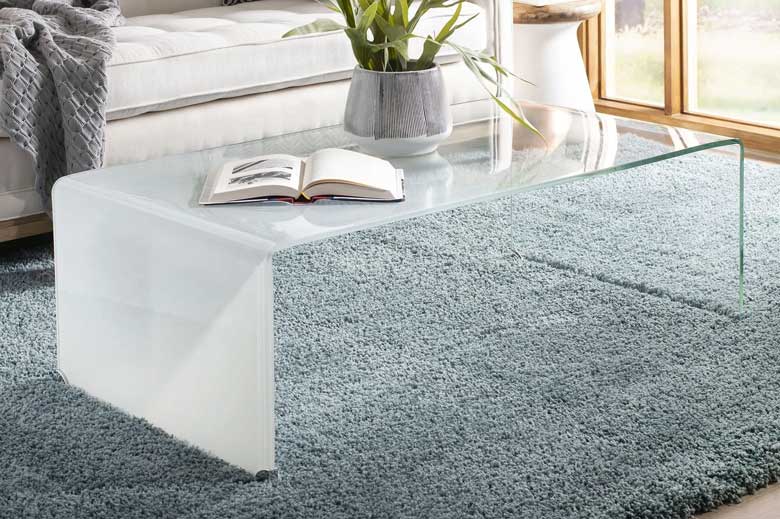 Contemporary ombre glass Minerva coffee table