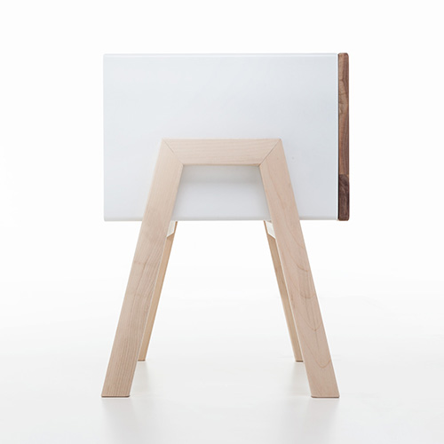 Ottone Wood Bedside Table By Formabilio