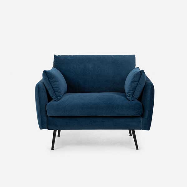 Park Armchair - navy accent chair for sale