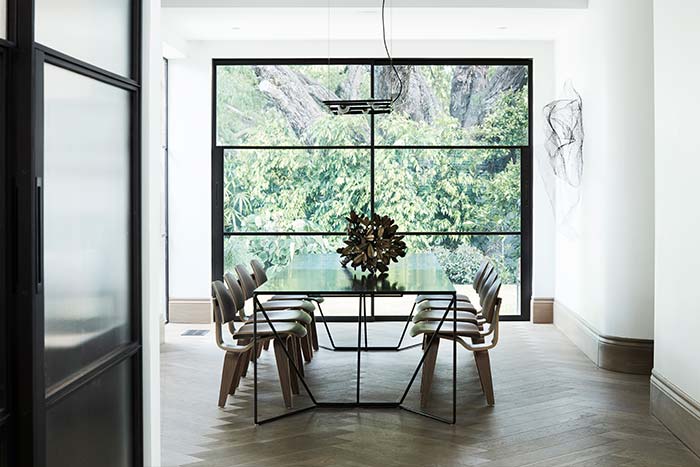 Peppertree Villa by Luigi Rosselli Architects in Sydney, Australia - dining room design