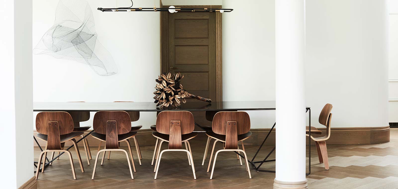 Peppertree Villa 1920s classical home renovated by Luigi Rosselli Architects in Sydney, Australia - dining room design idea