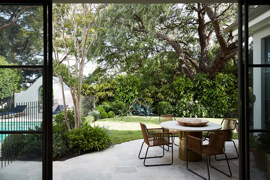 Peppertree Villa by Luigi Rosselli Architects located in Bellevue Hill, Sydney, Australia - beautiful garden