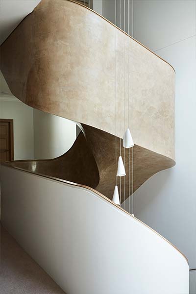 Peppertree Villa by Luigi Rosselli Architects located in Bellevue Hill, Sydney, Australia - modern staircase