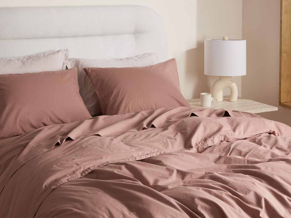 Percale bedding set - this fabric is recommended if you get hot at night, so it's perfect for summer months