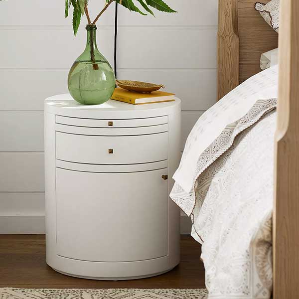Pinecrest White Nightstand