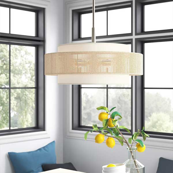 Reenat 5 - Light Dimmable Drum Chandelier