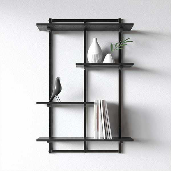Rhodes 4 Tier Modern Floating Windowsill Wall Shelf
