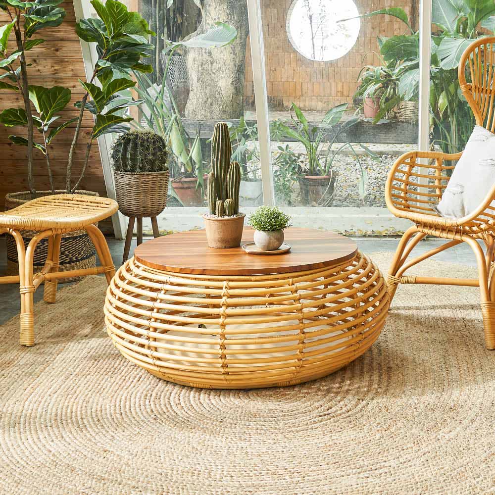 13 Rattan Coffee Tables You Can Buy Right Now 10 Stunning Homes