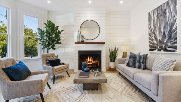 Modern and Farmhouse Shiplap Fireplace Wall Ideas For Any Budget Or Style