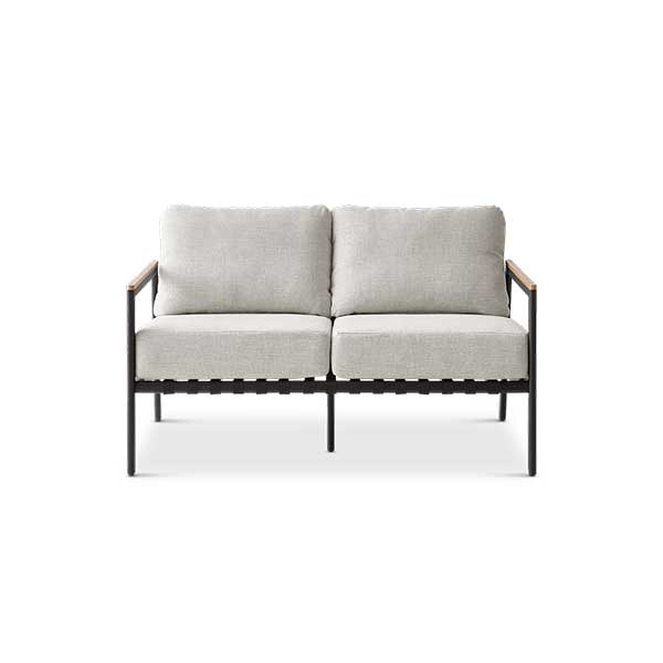 Sorrento Outdoor Loveseat, 52 inches - small outdoor loveseat, perfect for a small balcony, courtyard, or narrow patio