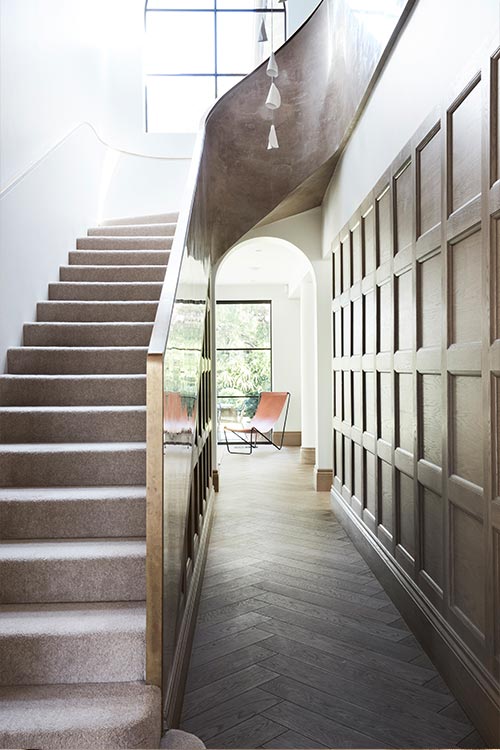 Peppertree Villa located in Bellevue Hill, Sydney, Australia - staircase designed by Luigi Rosselli Architects