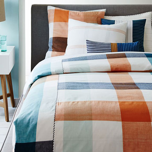 Steven Alan Bold Plaid Duvet Cover And Shams