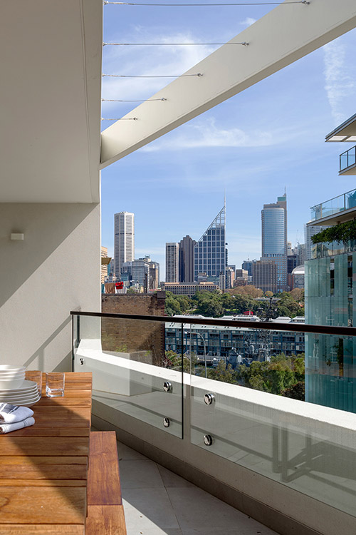 Stunning dwelling composed of two apartments with magnificent views: Duplex & the City by Luigi Rosselli Architects