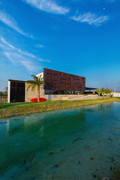 Stunning lakeside house in Yucatan Mexico