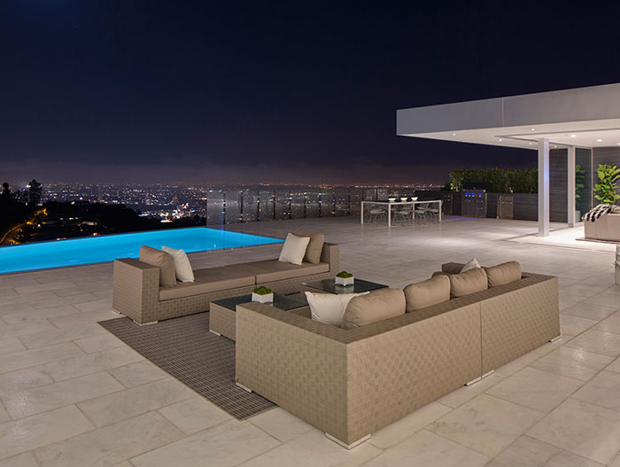 Stunning views of Los Angeles from Beverly Hills mega mansion - Carla Ridge Residence by McClean Design