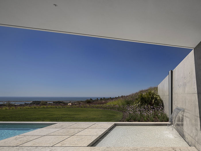 Stunning pool in modern house in Algarve, Portugal