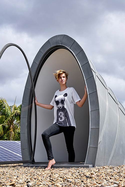 The Books House in Sydney, Australia - roof access