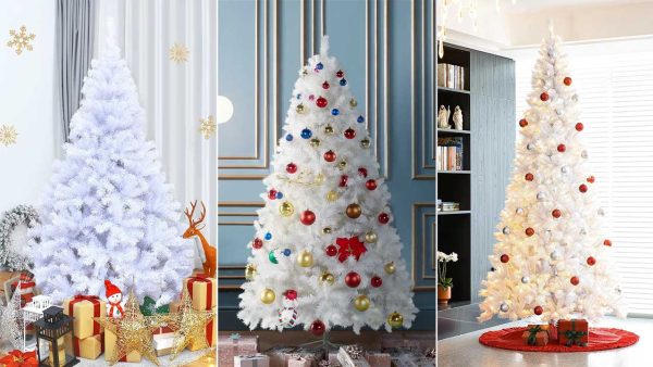10 Gorgeous White Christmas Trees to Brighten Your Holidays