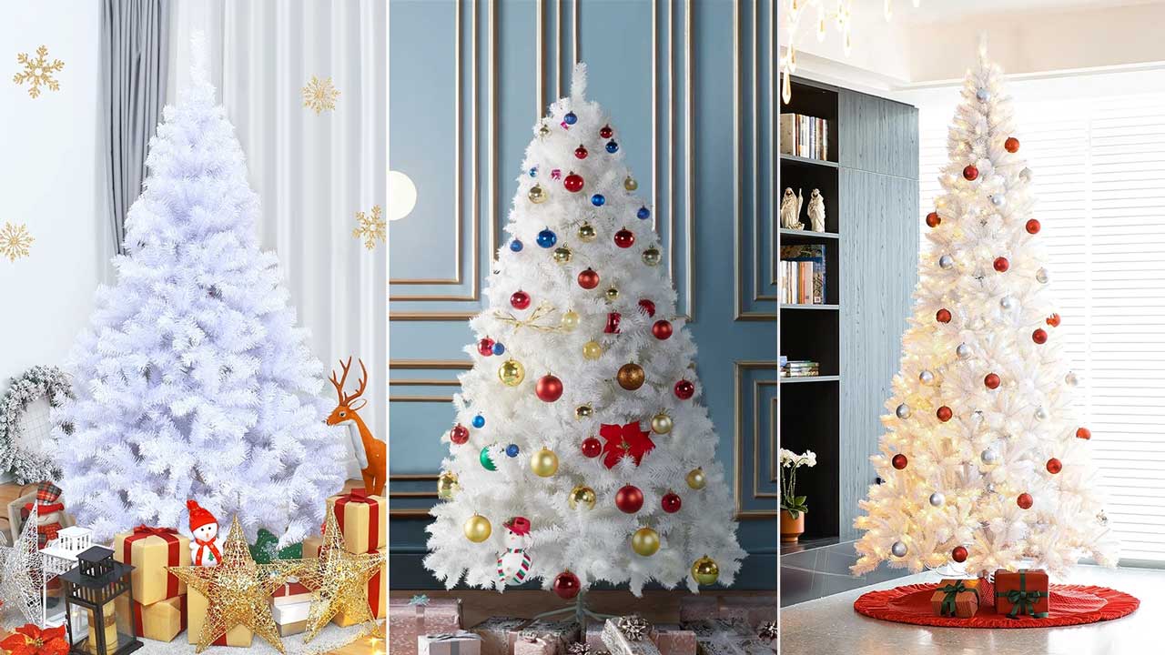 10 Gorgeous White Christmas Trees to Brighten Your Holidays