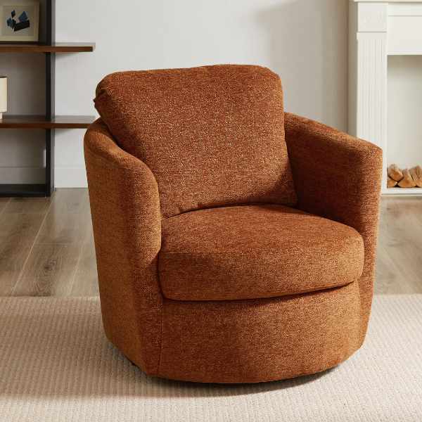 32.3" Wide Swivel Barrel Armchair