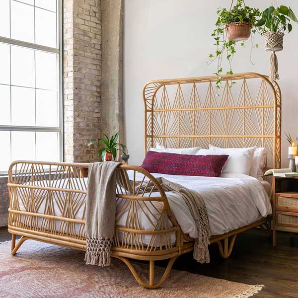 Yara Rattan Bed