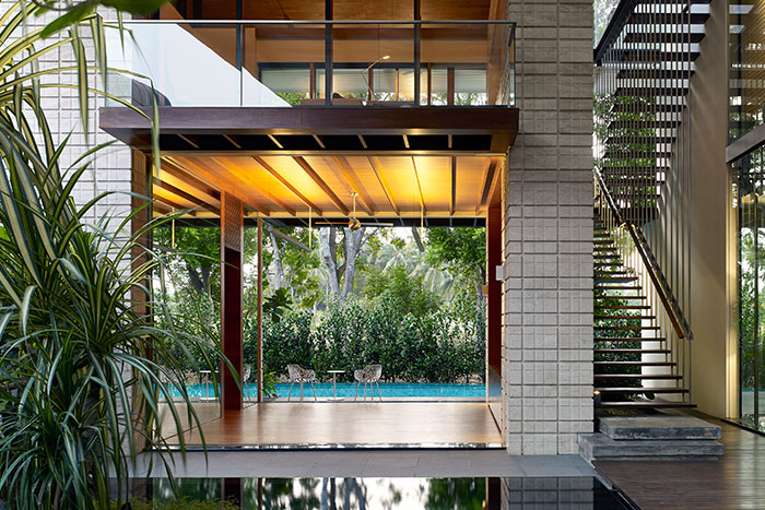 Zen Courtyard House by Robert Greg Shand Architects - contemporary beach house in Singapore